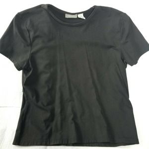 Liz claiborne Studio T Shirt Size Large Black